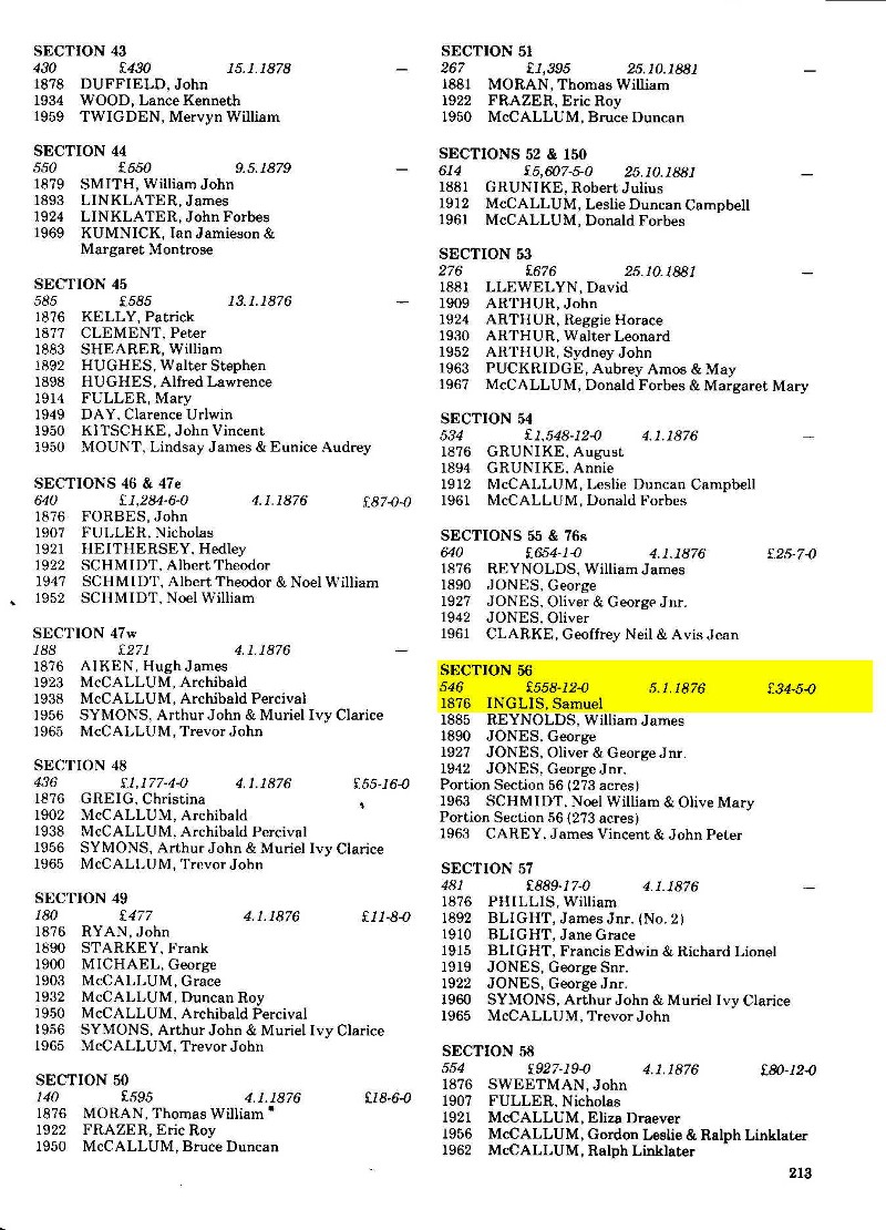Willowie Land Purchase History - Page 2