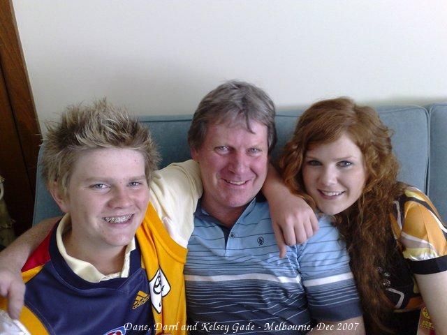 Dane, Darryl and Kelsey Gade