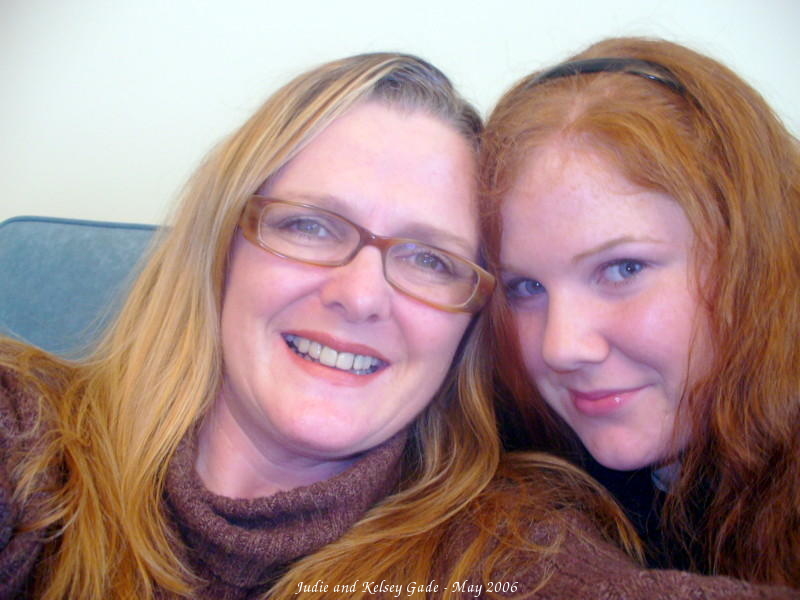 Judith Roberts with daughter Kelsey Gade